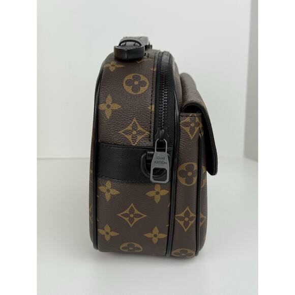 Louis Vuitton S Lock Monogram Macassar Canvas Crossbody Bag - Picture 6 of 15